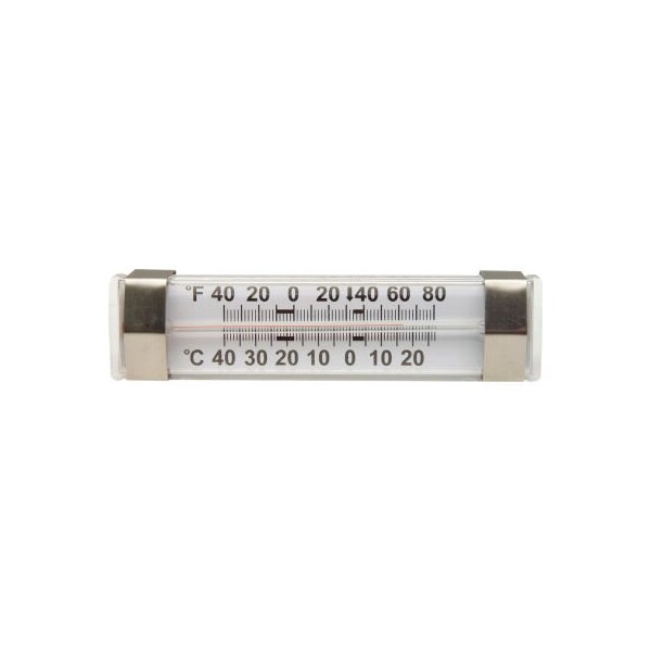 Bel-Art H-B DURAC Liquid-In-Glass Refrigerator/Freezer Thermometer, -40 to 27C -40 to 80F, Steel Case 608020300 - main